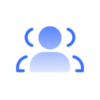 7 CloudMasonry Salesforce Consulting - Webpage Icon - Illustration of person with sound waves