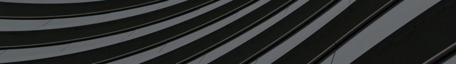 Curved architectural lines in modern building design
